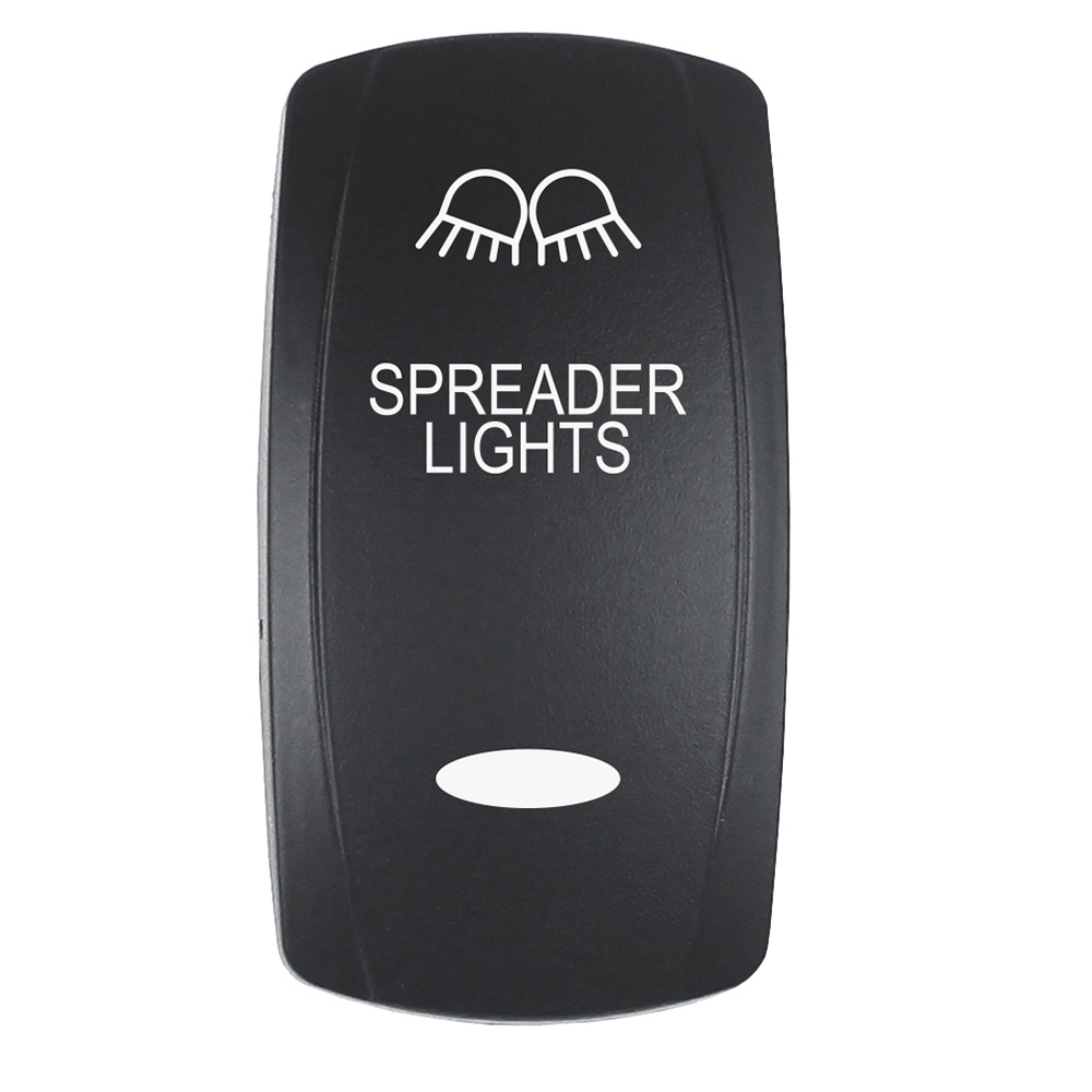 Pacer Performance EV2LE-SPDR Spreader Lights Contura V Actuator Black Laser Etched
