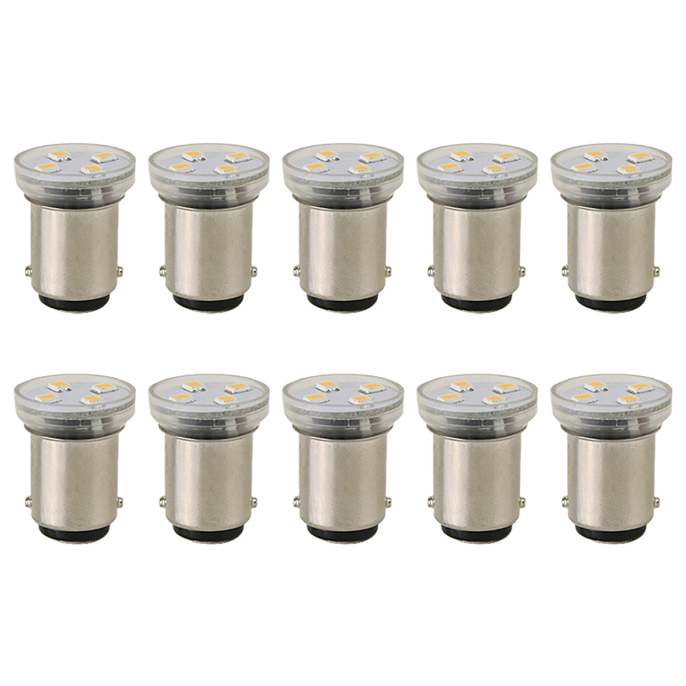 Scandvik 41171 LED Bulb 10-Pack Warm White BA15d Base