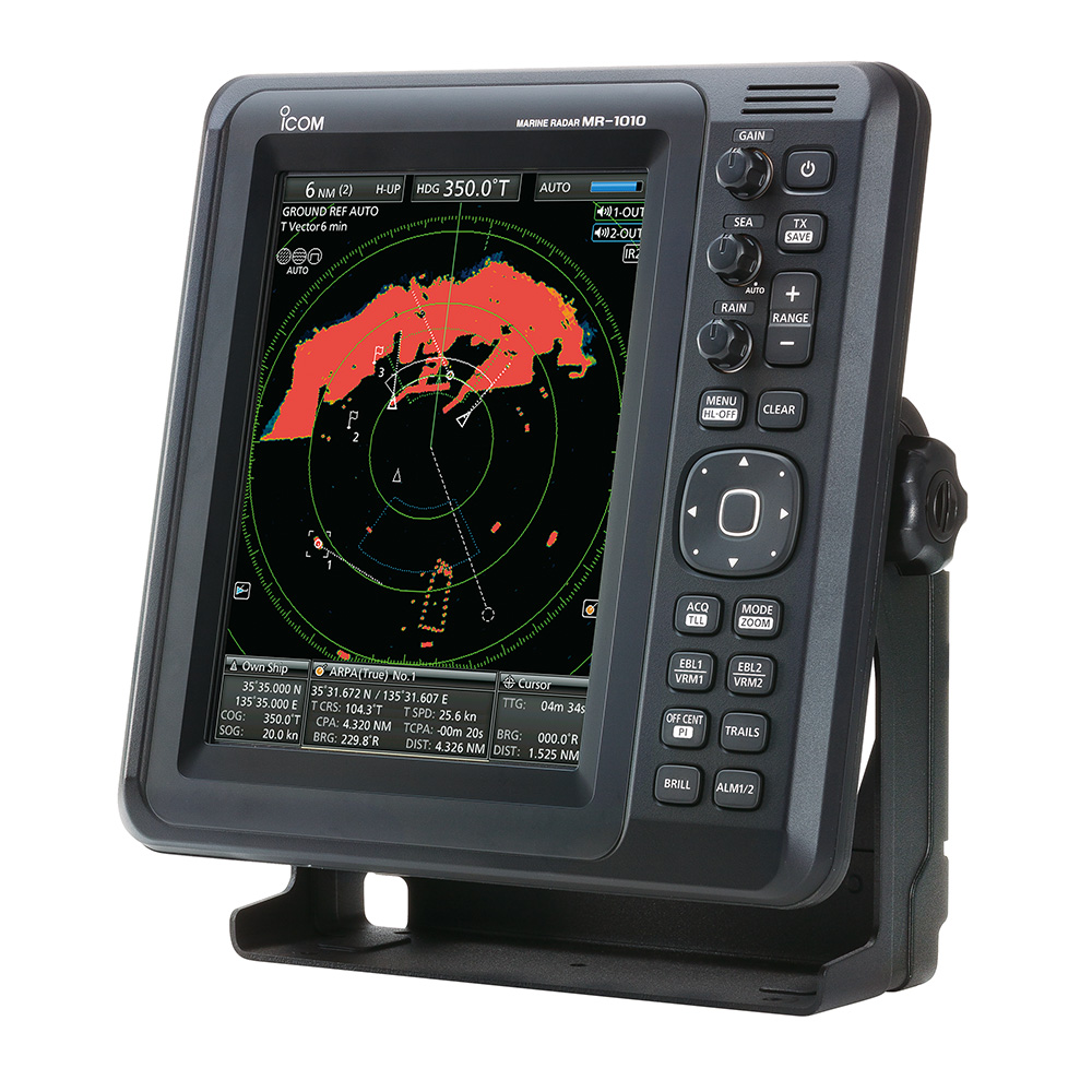 Icom MR1010R2 23 4kW Marine Radar 10.4" Color LCD Display