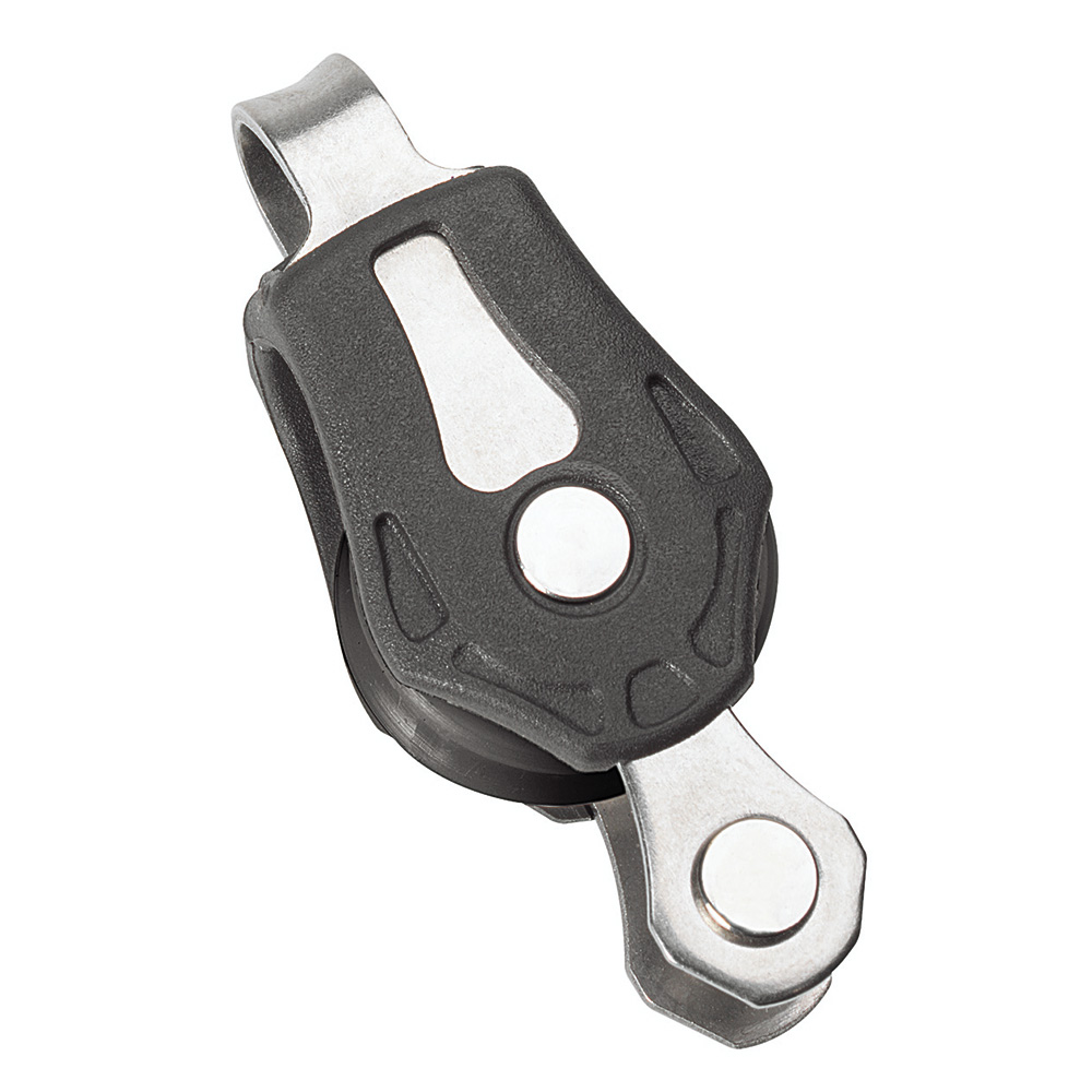 Barton Marine N00111 Size 0 Single Block with Fixed Eye & Becket 20mm