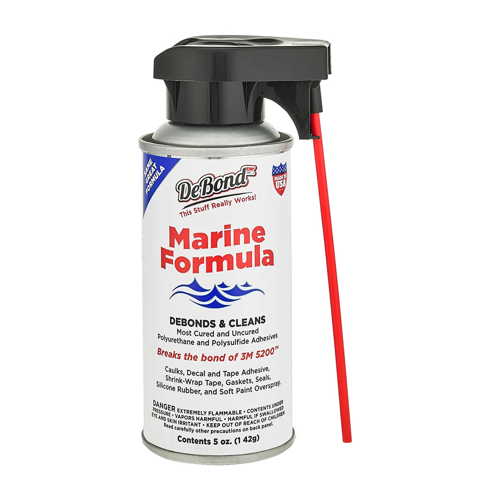 DeBond MF5U Marine Formula Adhesive & Sealant Remover 5 oz Aerosol