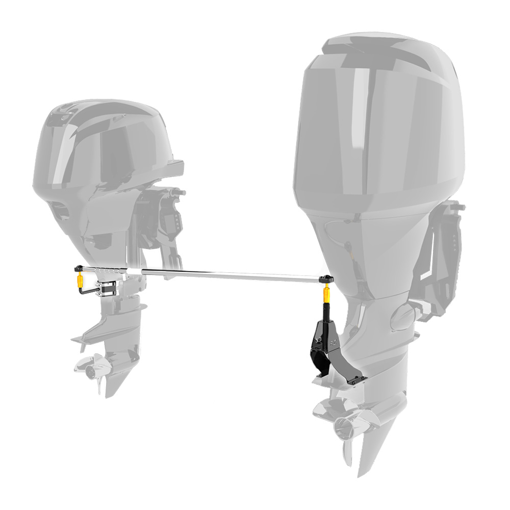 EZ-Steer EZUKIT710002 Universal Auxiliary Outboard Steering Kit 7" Offset 23"-26"