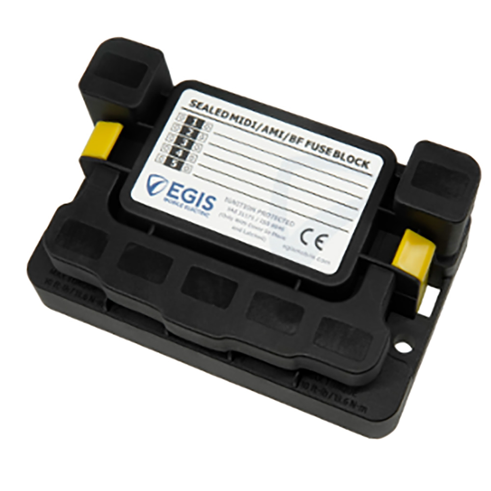 Egis Mobile Electric 3908 MIDI 5x Fuse Block with Sealed Cover