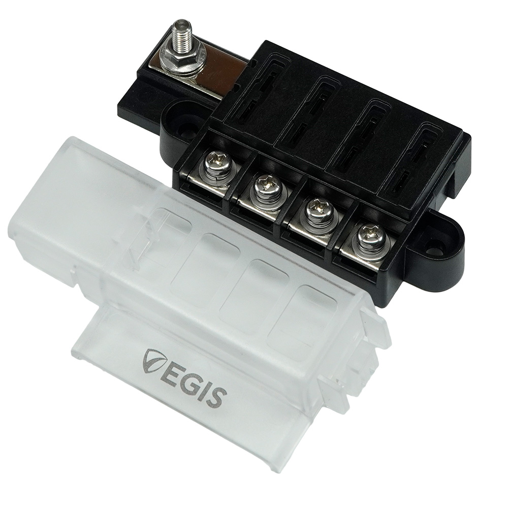Egis Mobile Electric 8045 RT Fuse Block 4 Circuit with Cover