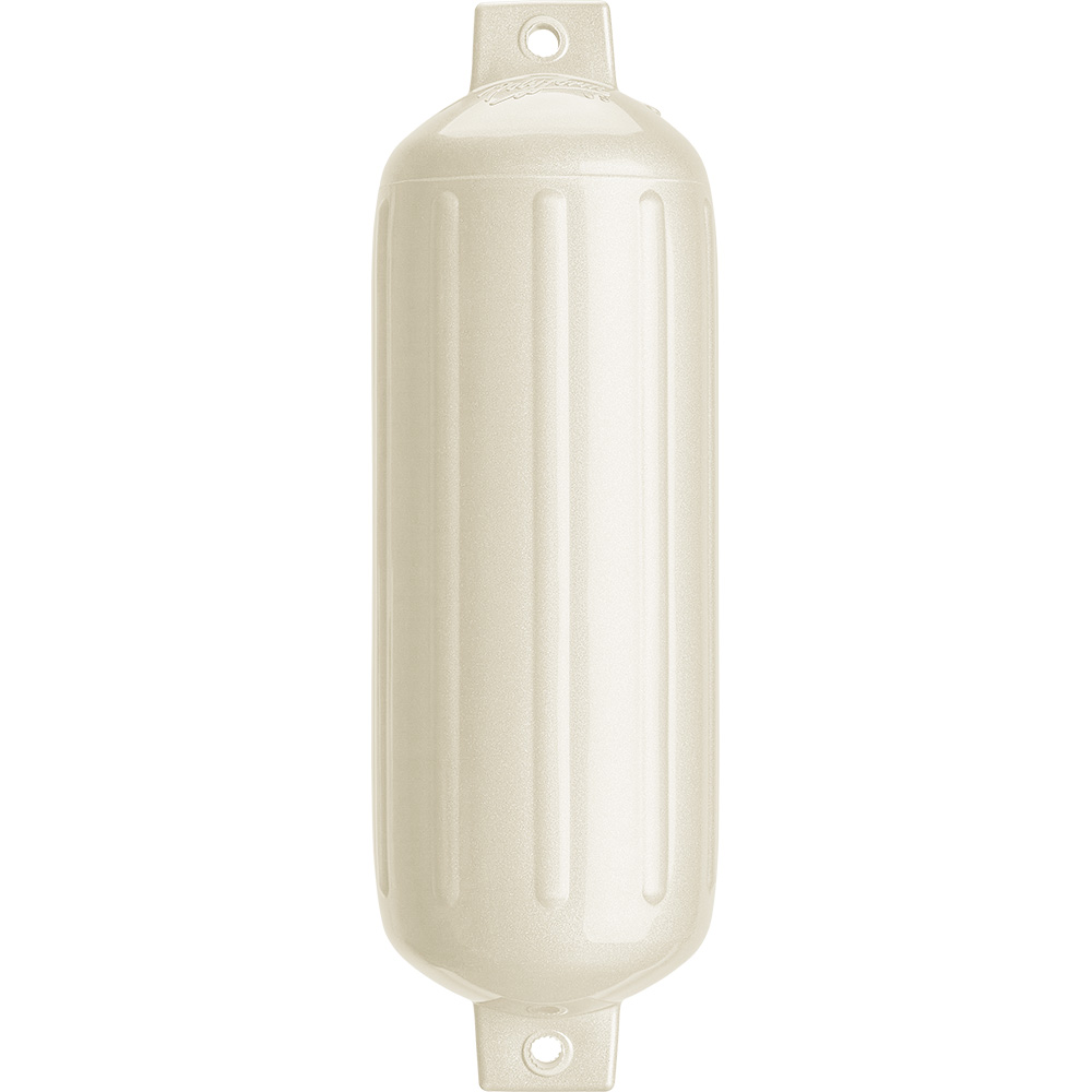Polyform G-5-METALLIC WHITE G-5 Twin Eye Fender 8.8" x 26.8" Metallic White