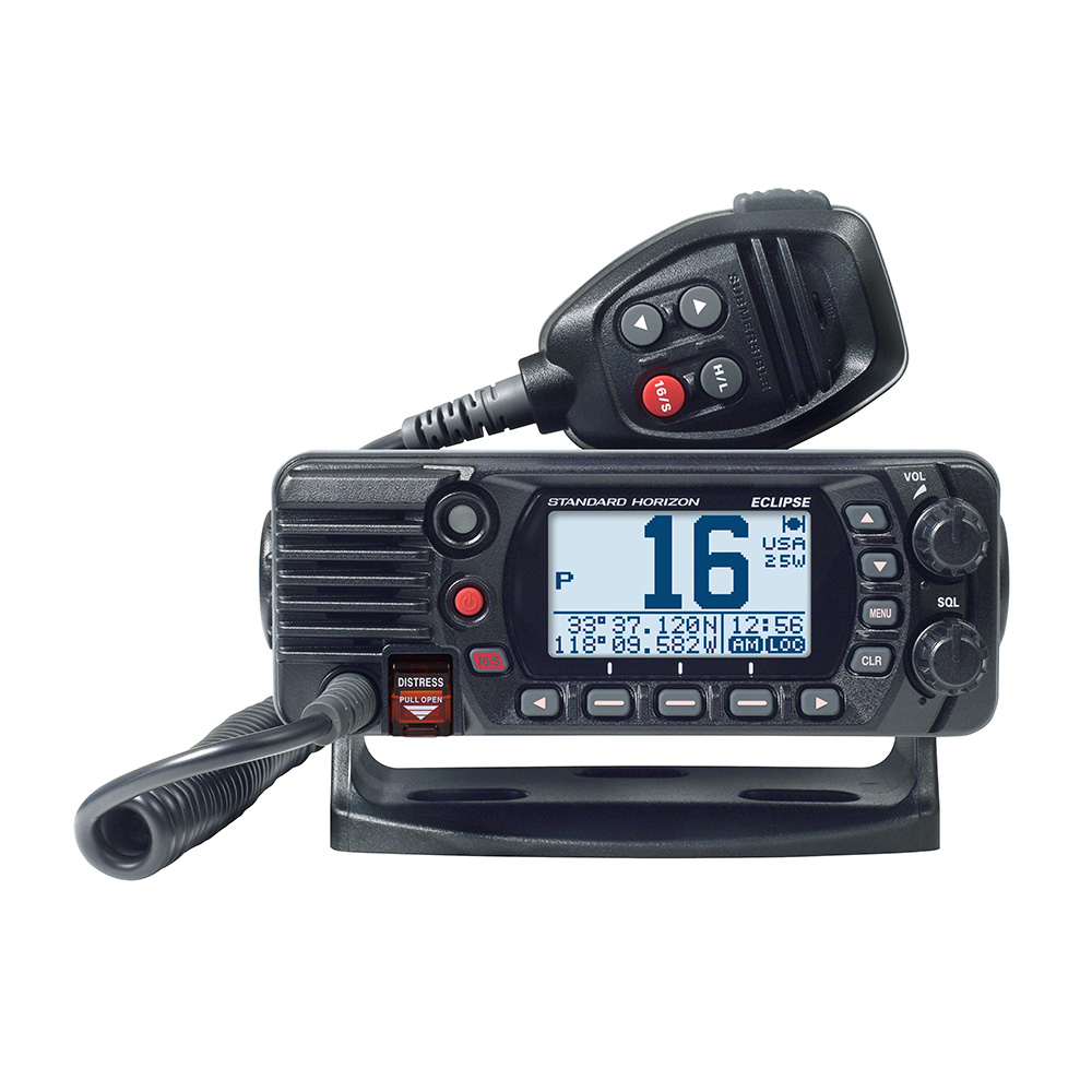 Standard Horizon GX1410GB 25W VHF Marine Radio with Built-In GPS Black