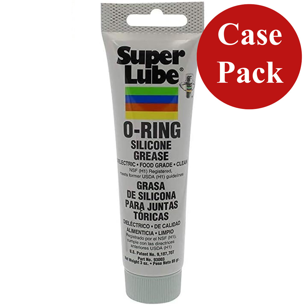 Super Lube 93003-CASE Silicone O-Ring Grease 3oz Tube Case of 12