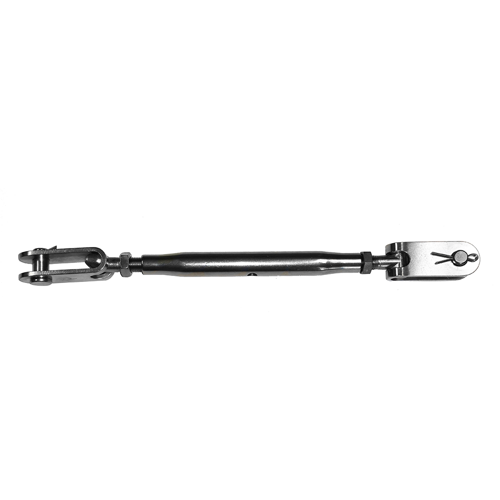 C. Sherman Johnson 06-110 Jaw/Jaw Tubular Turnbuckle T-Style 3/8-24 Thread