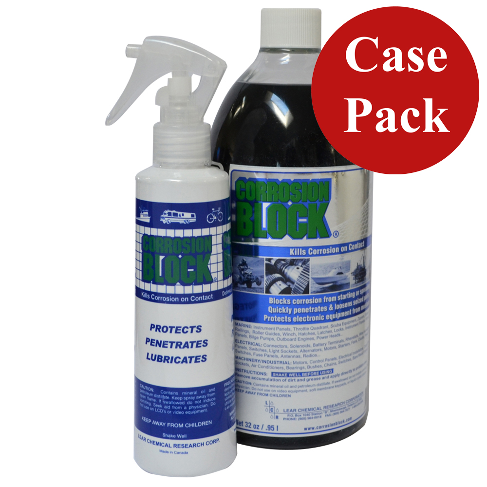 Corrosion Block 20032CASE Anti-Corrosion Treatment 32oz Pump Bottle Case of 4