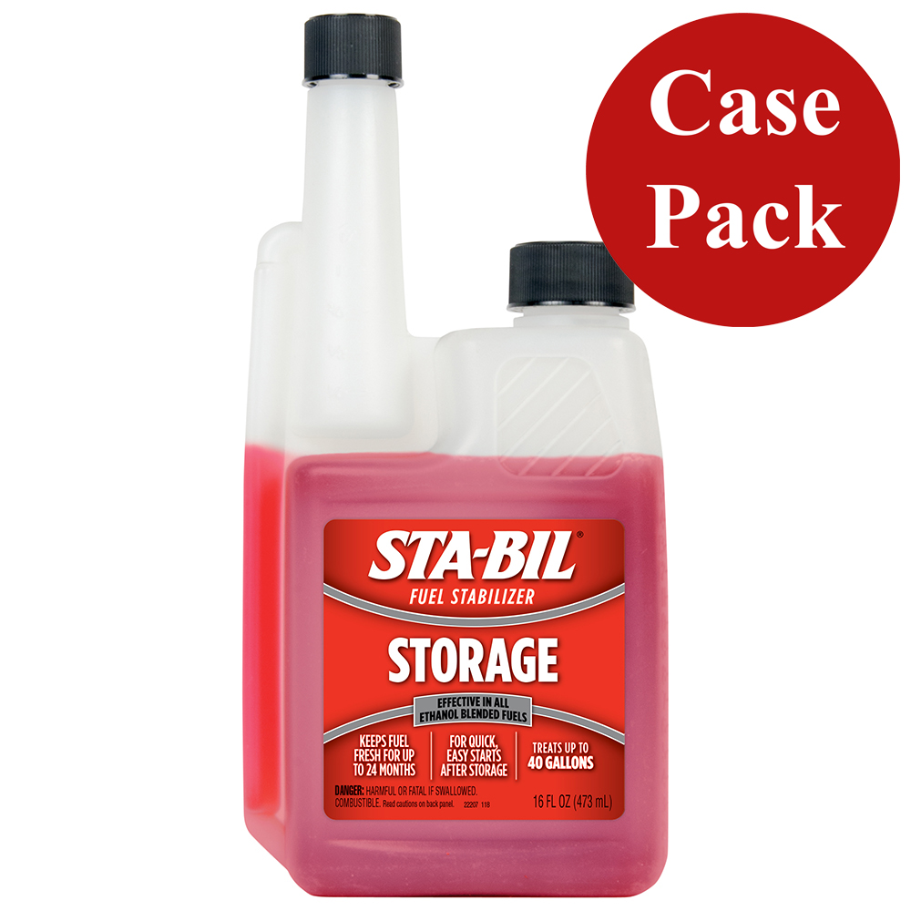 Sta-Bil 22207CASE Fuel Stabilizer 16 oz Case of 12