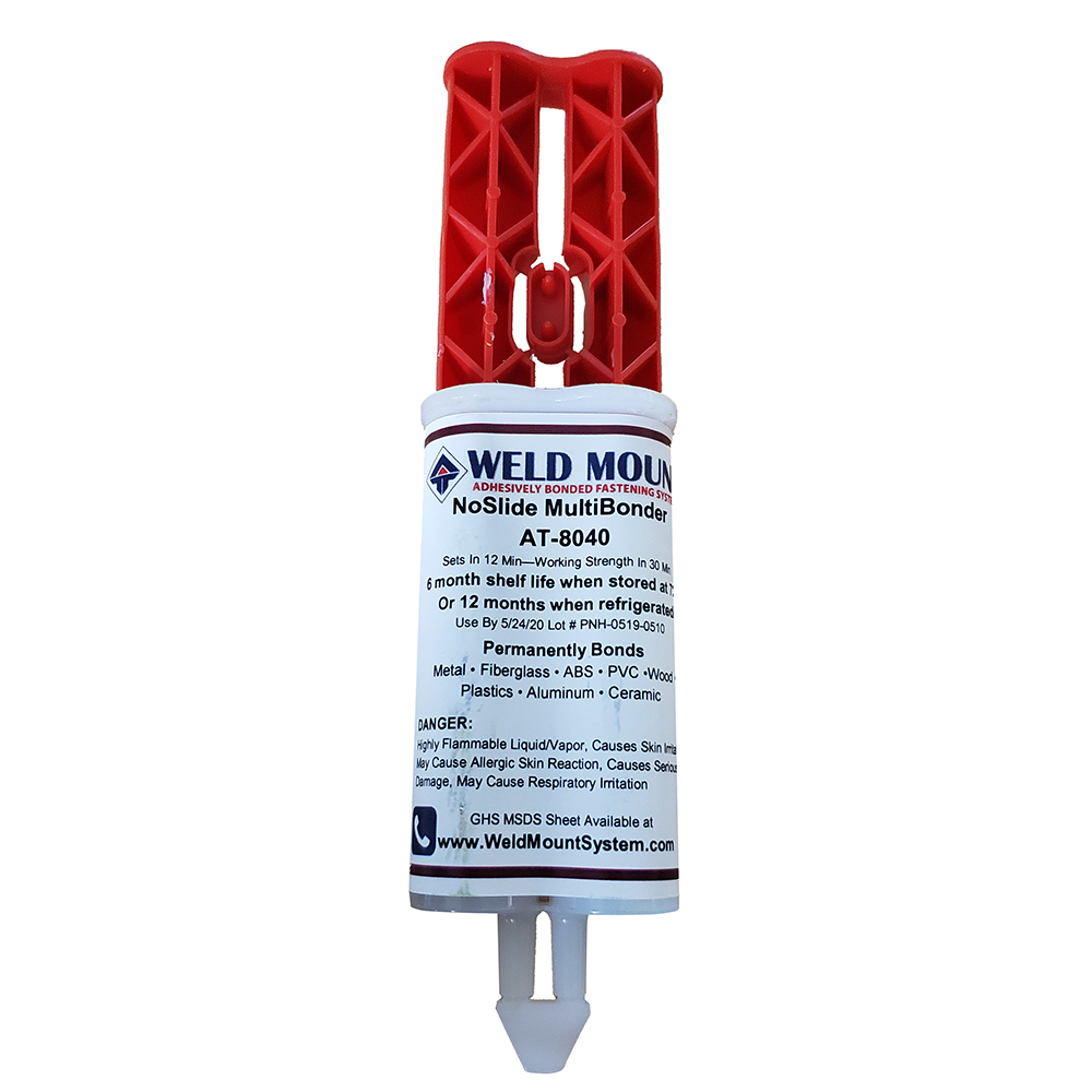 Weldmount 804030 AT-8040 Acrylic Adhesive with Manual Plunger 30ml