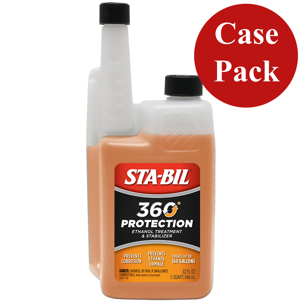 Sta-Bil 22275CASE STA-BIL 360 Protection Ethanol Treatment 32 oz Case of 6