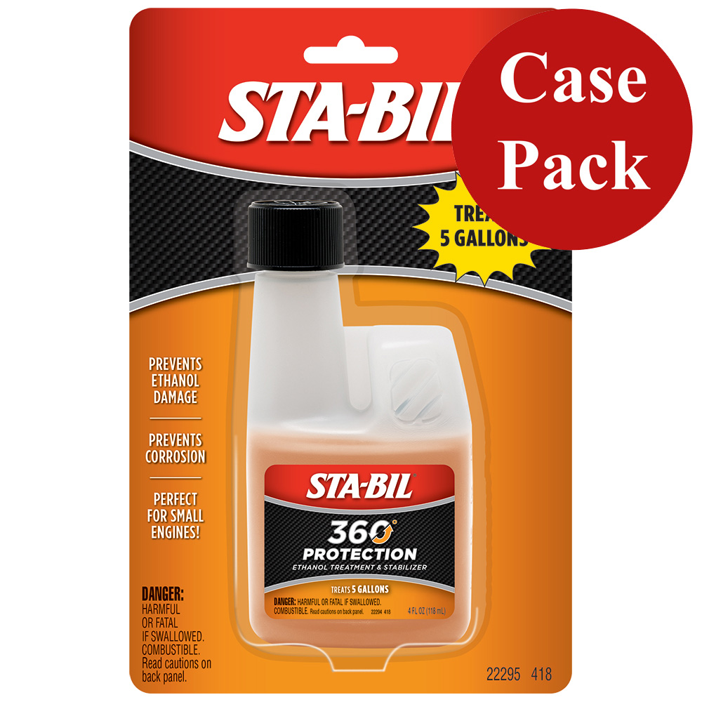 Sta-Bil 22295CASE STA-BIL 360 Small Engine Fuel Treatment 4 oz Case of 8