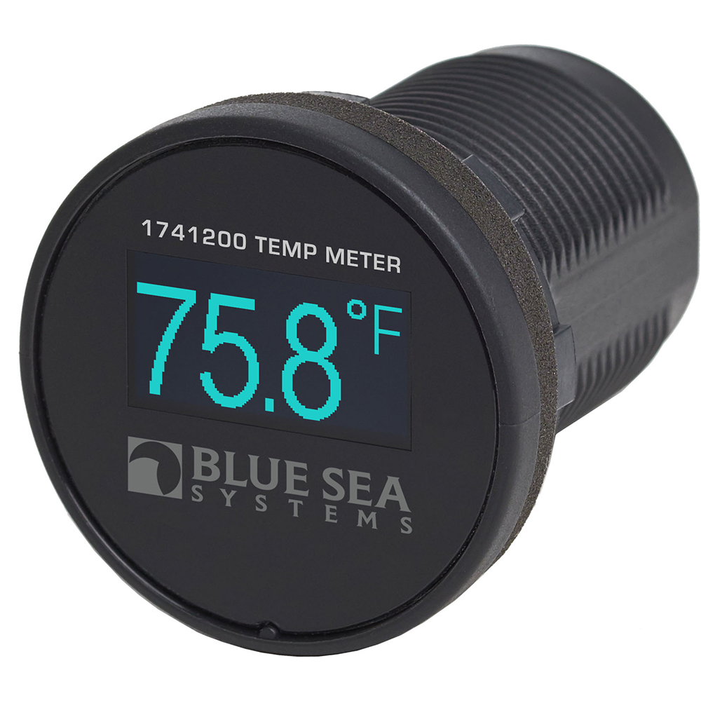 Blue Sea Systems 1741200 Mini OLED Temperature Monitor - Blue
