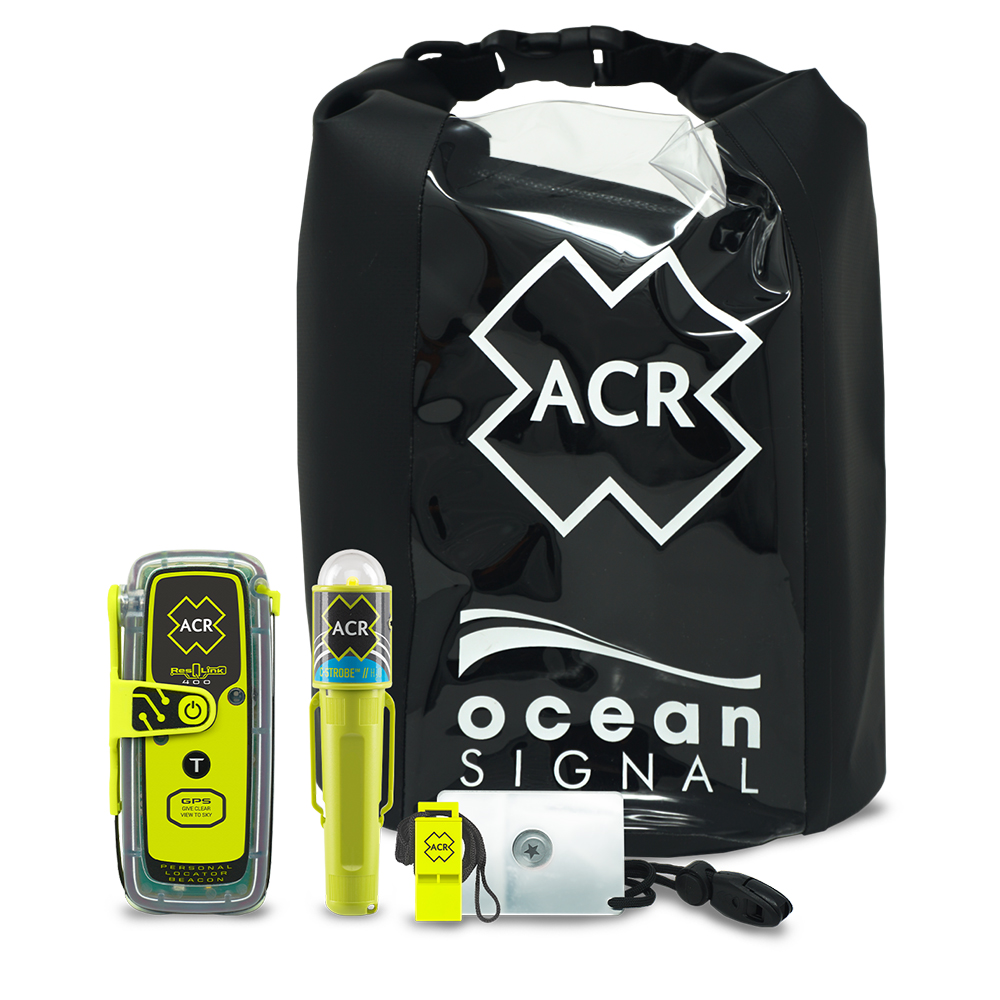 ACR Electronics 2346 ResQLink 400 PLB Personal Locator Beacon Survival Kit