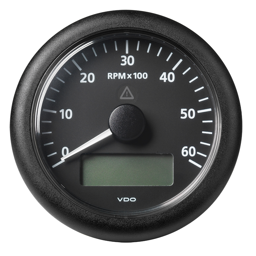VDO Gauges A2C59512393 Vdo Marine 3-3/8" (85mm) Viewline Tach W/ Multifunction