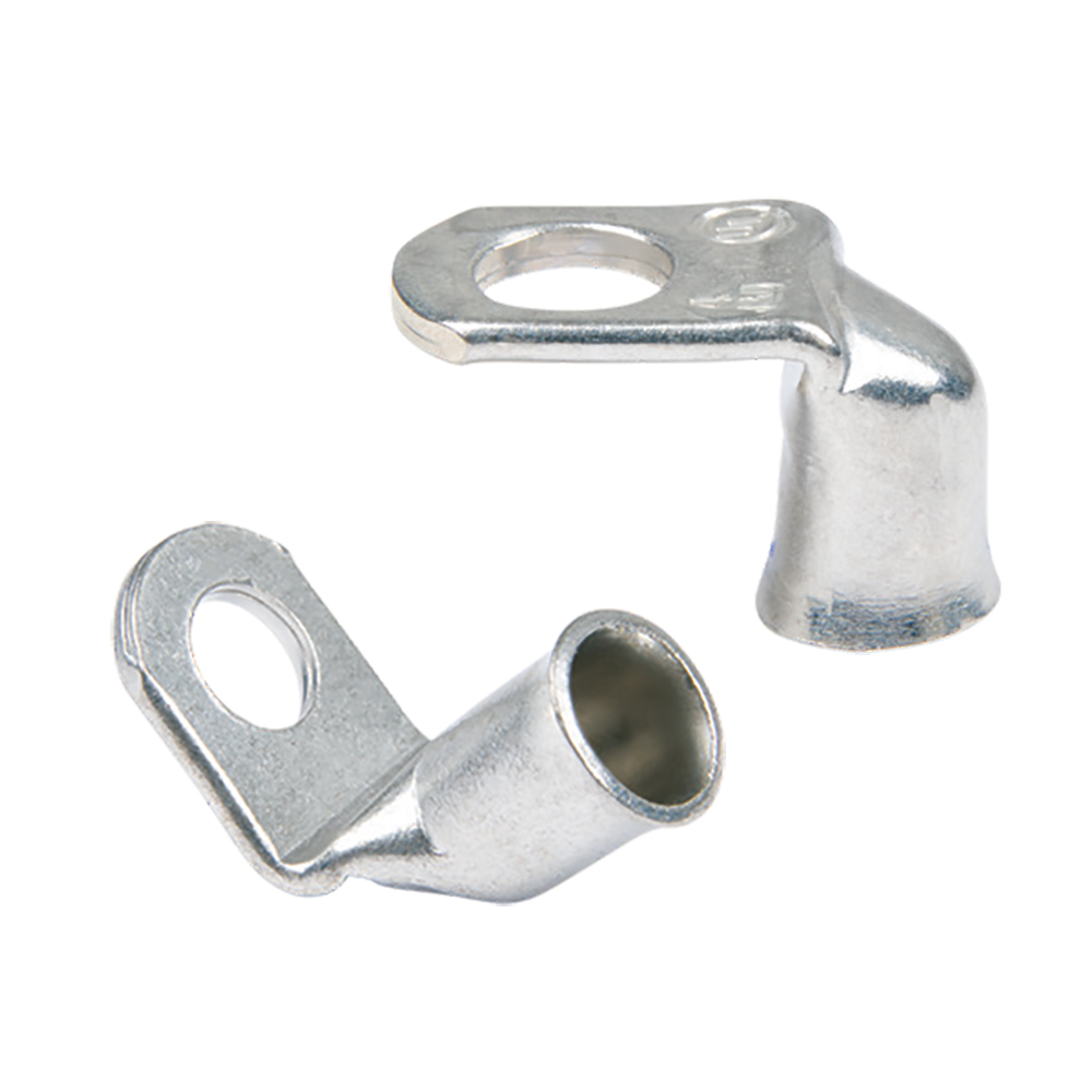 Ancor 262275 90° Tinned Copper Battery Lug #1 AWG 5/16" Stud 2-Pack