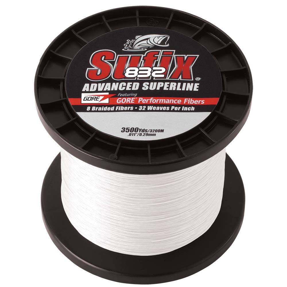 Sufix 660-430GH 832 Advanced Superline Braid 30lb Ghost 3500 Yards