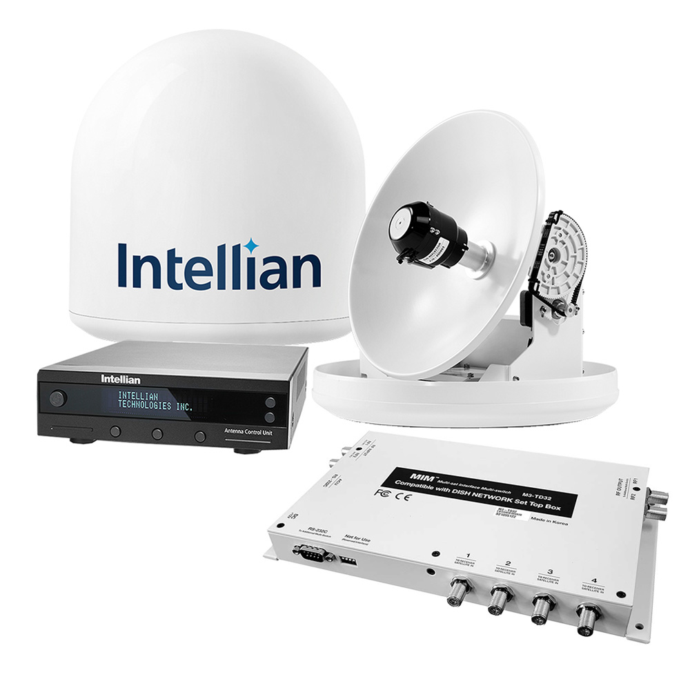 Intellian B4209DN2 i2 US Satellite TV System with DISH/Bell MIM-2 Module