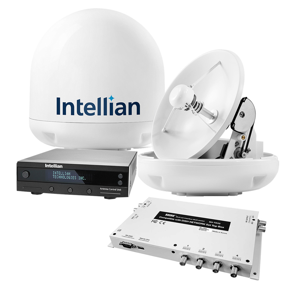 Intellian B4309DN2 i3 US Satellite TV Antenna System with DISH/Bell MIM-2