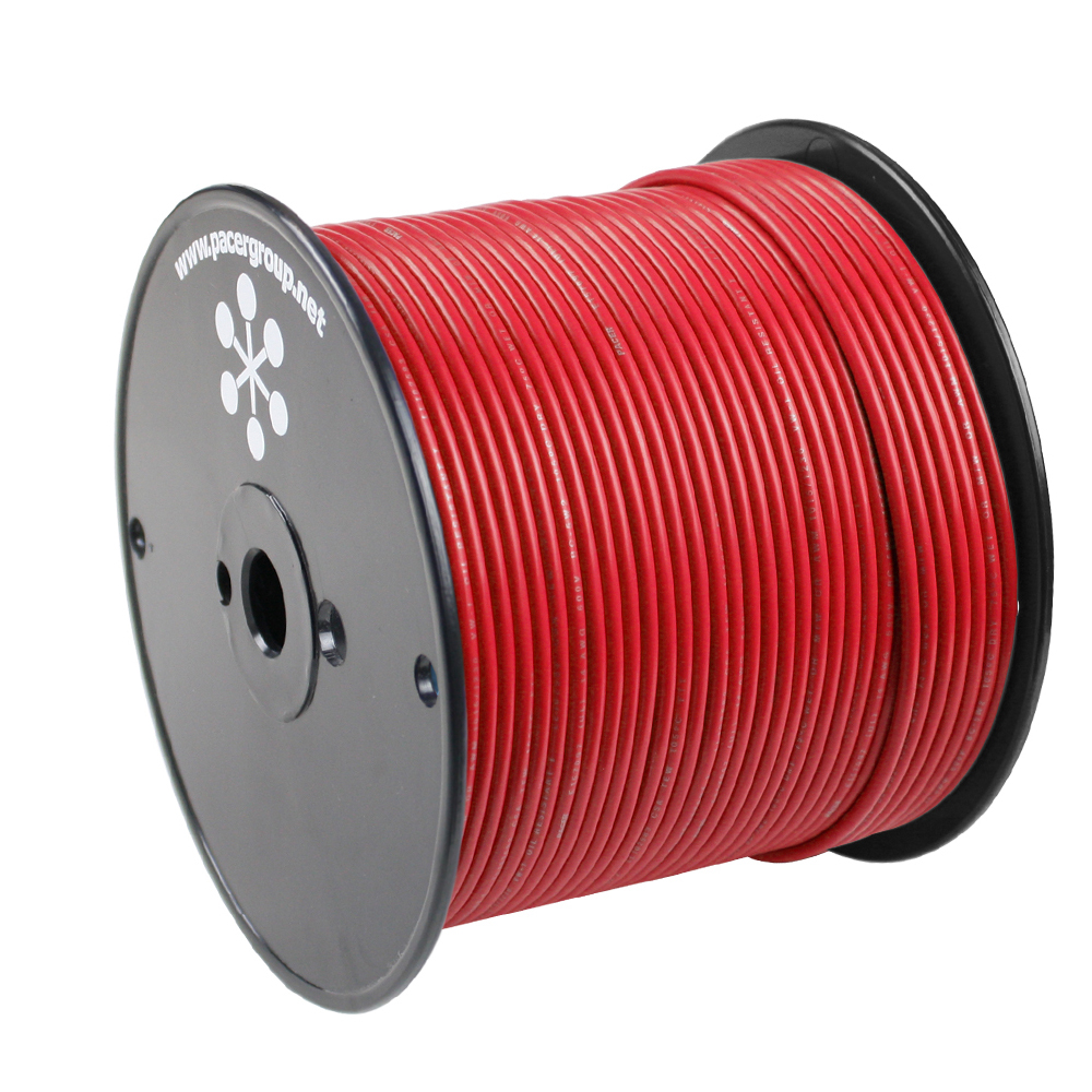 Picture of Pacer Performance WUL18RD-500 Red 18 AWG Marine Primary Wire 500 Foot Spool