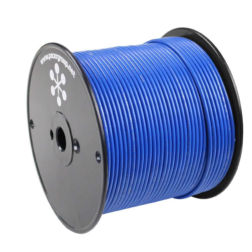 Pacer Performance WUL18BL-500 Blue 18 AWG Marine Primary Wire 500 Feet