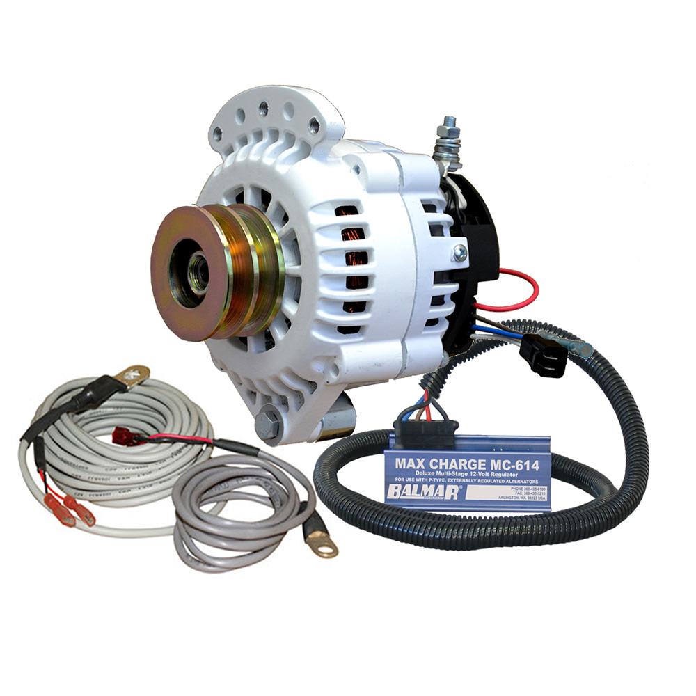 Balmar 621-VUP-MC-100-DV 100 Amp 12V Alternator Kit Single Foot Mount