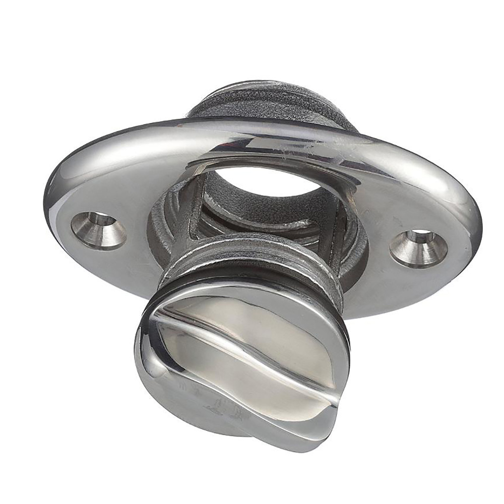 Attwood Marine 7557-7 Stainless Steel Garboard Drain Plug 7/8 Inch
