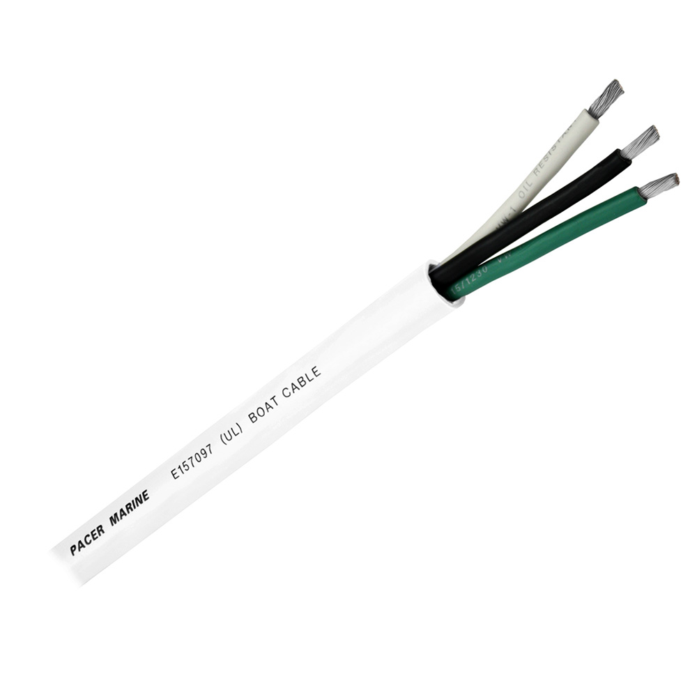 Pacer Performance WR10/3-500 Round 3 Conductor Marine Cable 500' 10/3 AWG Tinned Copper