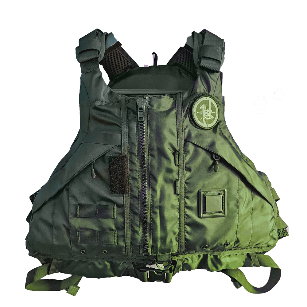 First Watch AV-1000-GN-M/L Kayak Style Duty PFD Green Medium/Large