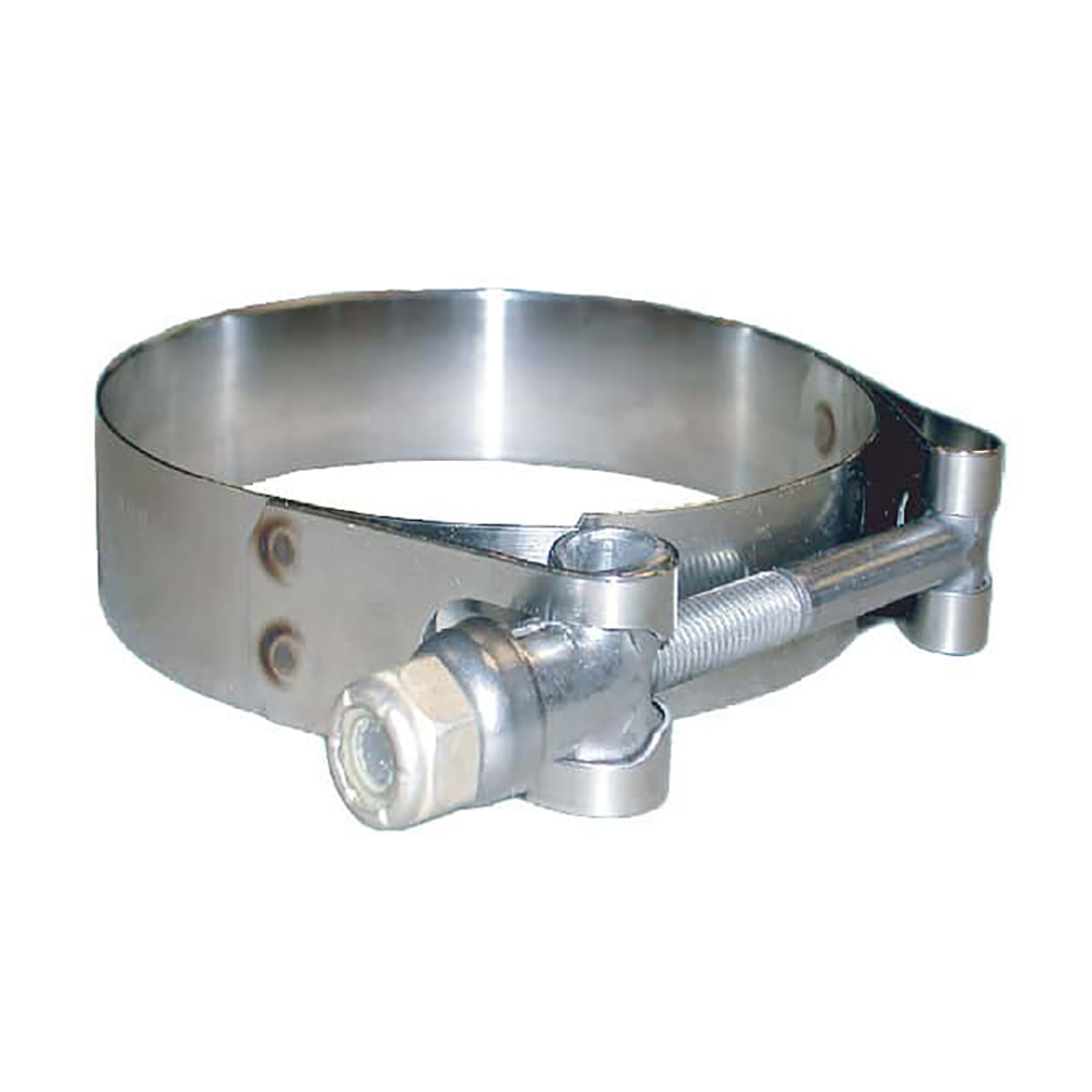 Trident Marine 720-6001 316 Stainless Steel T-Bolt Hose Clamp 10-Pack