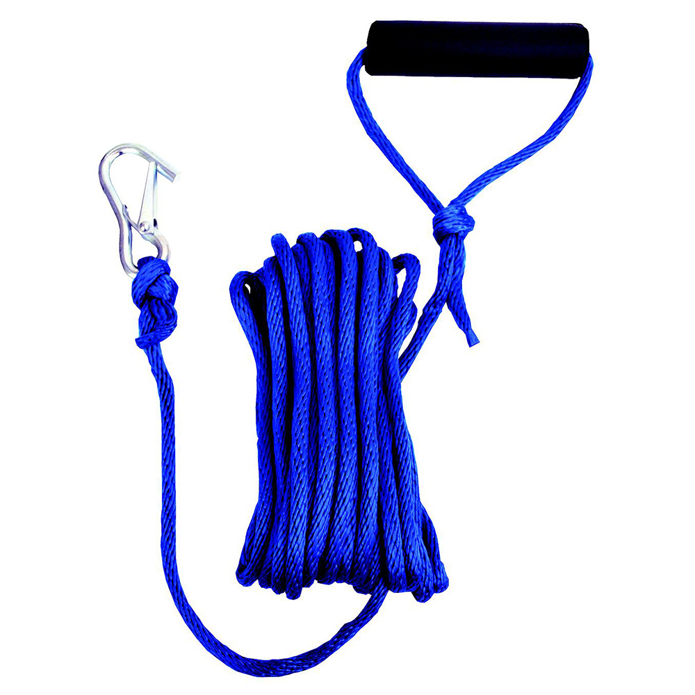 Attwood Marine 117327 Launch Line 5/16" x 30' with Spring Hook and Foam Grip