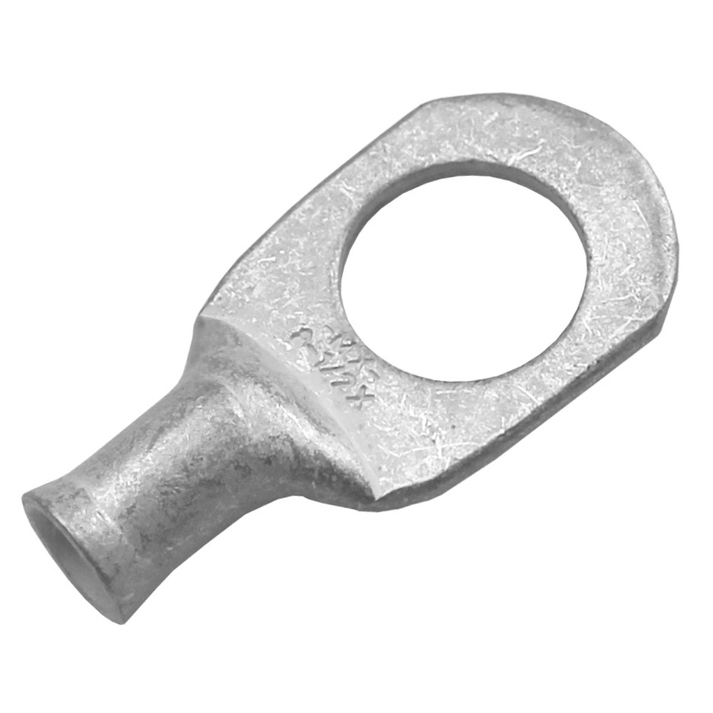 Pacer Performance TAE8-12R-10 Tinned Copper Ring Terminal Lug 8 AWG 1/2" Stud 10-Pack