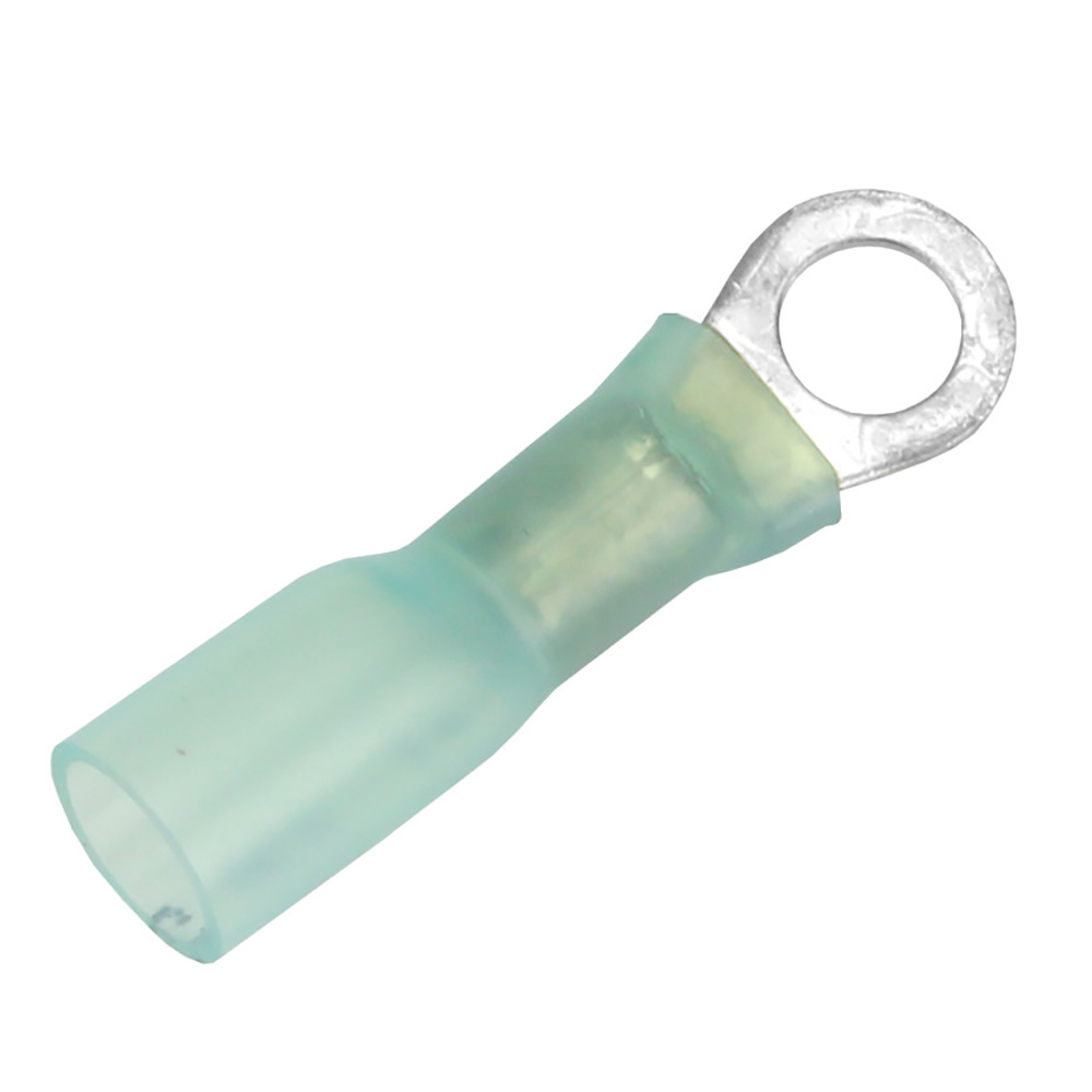 Pacer Performance TE14-10R-100 Heat Shrink Ring Terminal 16-14 AWG #10 Stud 100 Pack