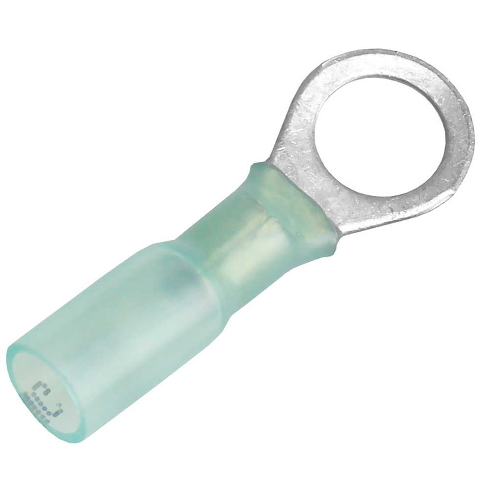 Pacer Performance TE14-56R-100 Heat Shrink Ring Terminal 16-14 AWG 5/16" Stud 100-Pack