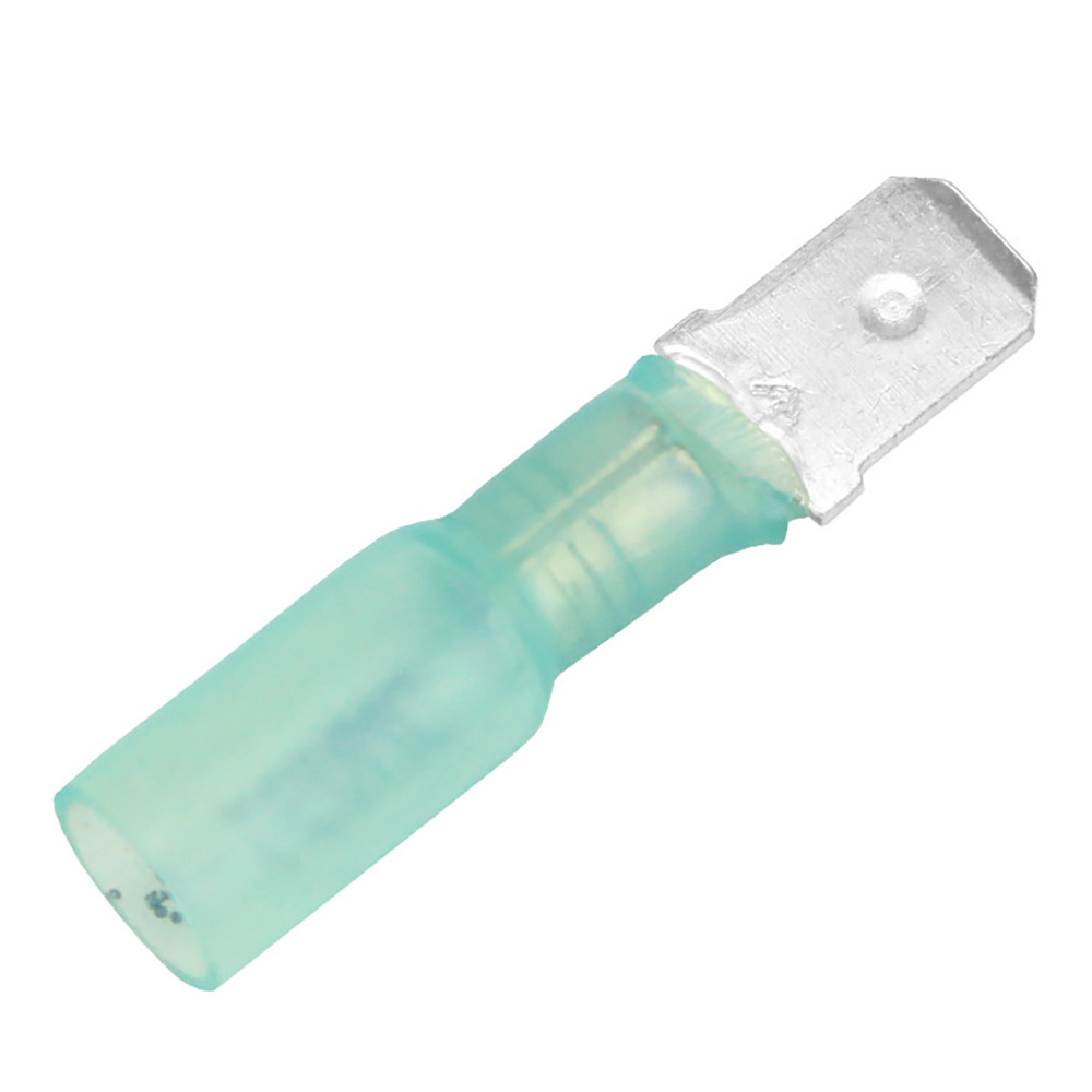 Pacer Performance TDE14-250M-25 Heat Shrink Male Disconnect 16-14 AWG 25-Pack