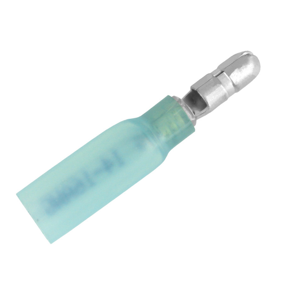 Pacer Performance TBPE14-156-100 Heat Shrink Male Bullet Terminal 16-14 AWG 100 Pack