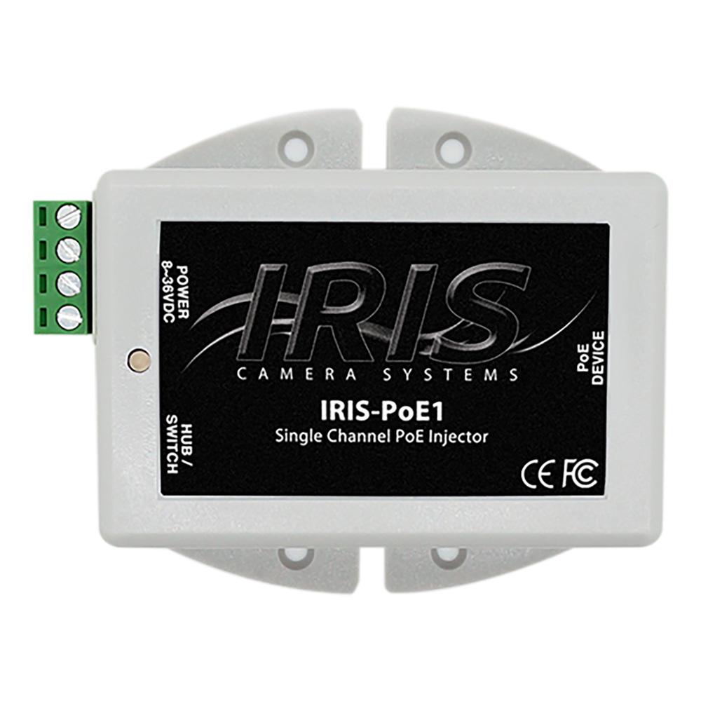 Iris Innovations POE1 Single Channel PoE Injector IEEE802.3af Marine Certified