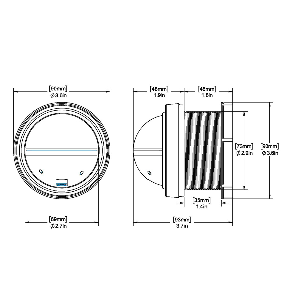 Ritchie Navigation V57W2 Explorer Dash Mount Compass White