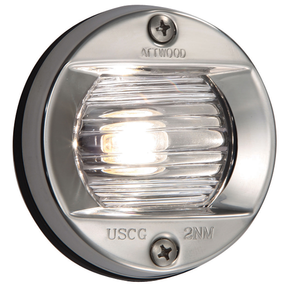 Attwood Marine 6356D7 Flush Mount Transom Light Round Stainless Steel