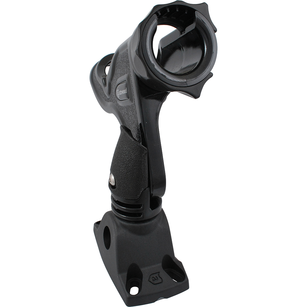 Attwood Marine 5010-4 Pro Series Rod Holder with Combo Mount Black