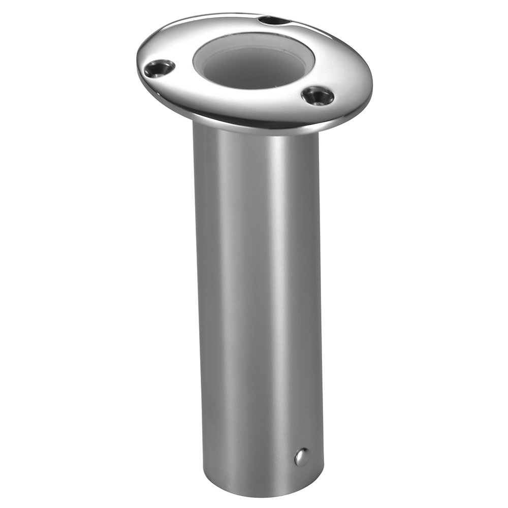 Attwood Marine 66364W7 Flush Mount Rod Holder 0 Degree Stainless Steel White