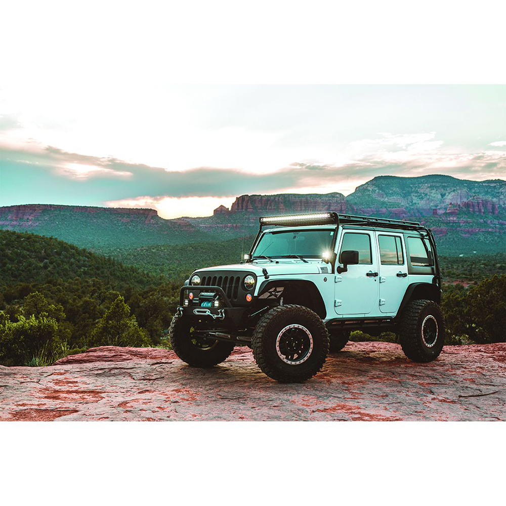 Picture of RIGID Industries 862213 D-SS PRO LED Pod Lights Side Shooter Spot Optic Surface Mount White Pair