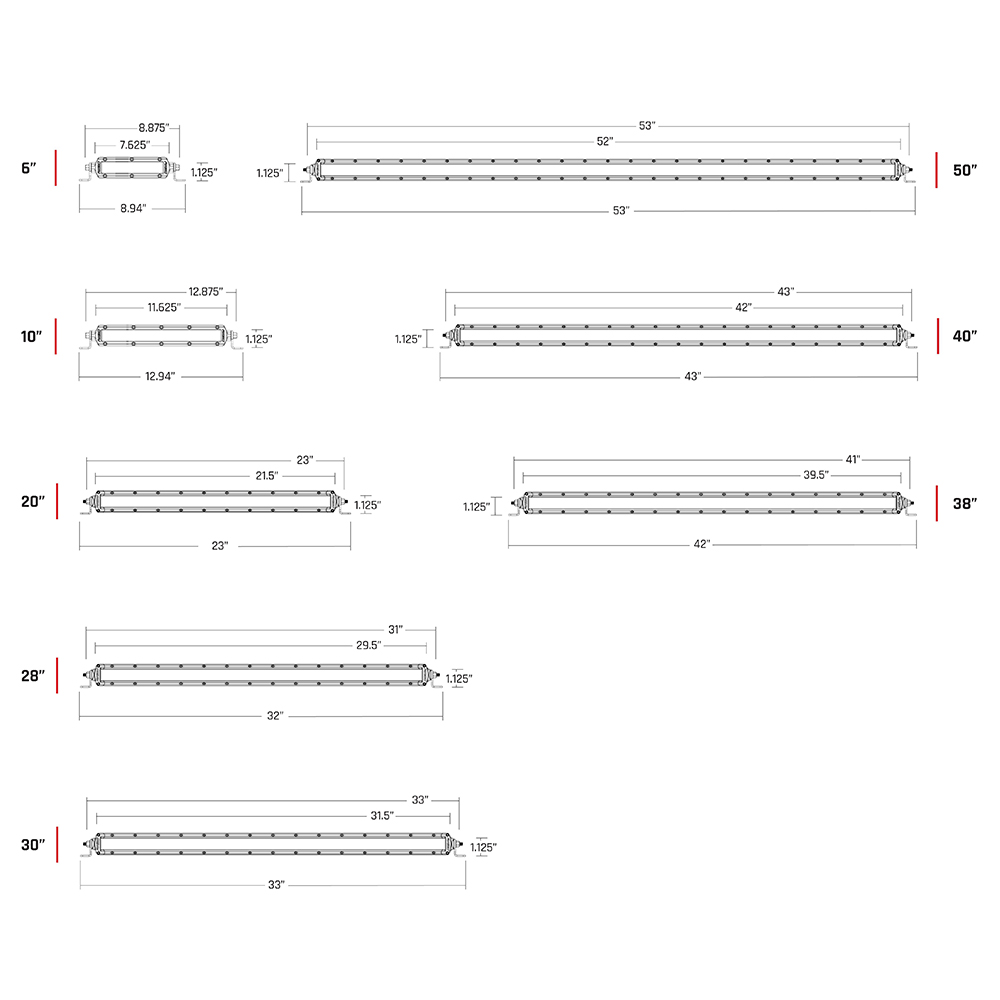 Picture of RIGID Industries 920314 SR-Series PRO LED Light Bar Spot/Flood Combo - 20