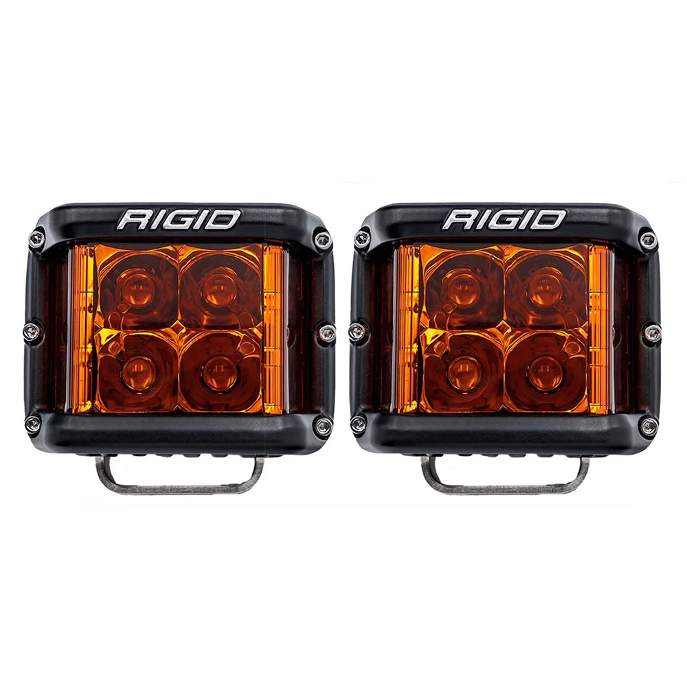 Picture of RIGID Industries 262214 D-SS Spot Light with Amber PRO Lens Pair