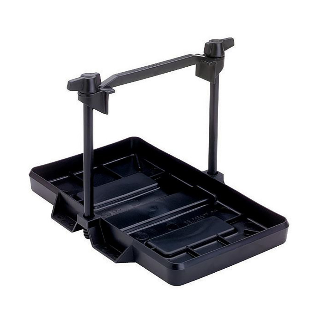 Attwood Marine 9091-5 Battery Tray for Group 27M with Adjustable Crossbar