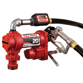 Fill-Rite FR4219H 12V DC Fuel Transfer Pump with Meter 20 GPM