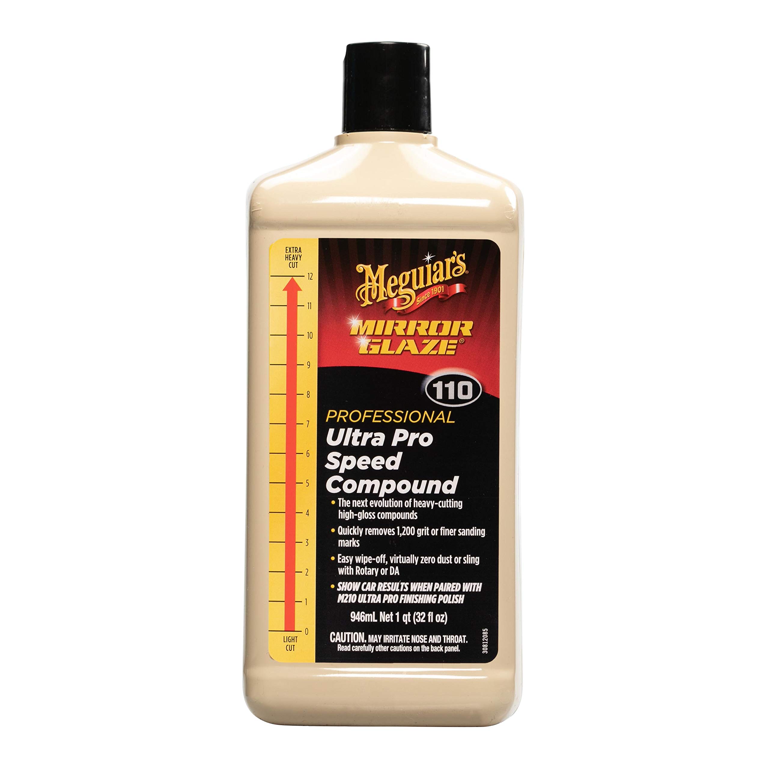 Meguiars M11032 Mirror Glaze Heavy-Cut Ultra Pro Speed Compound 32 oz