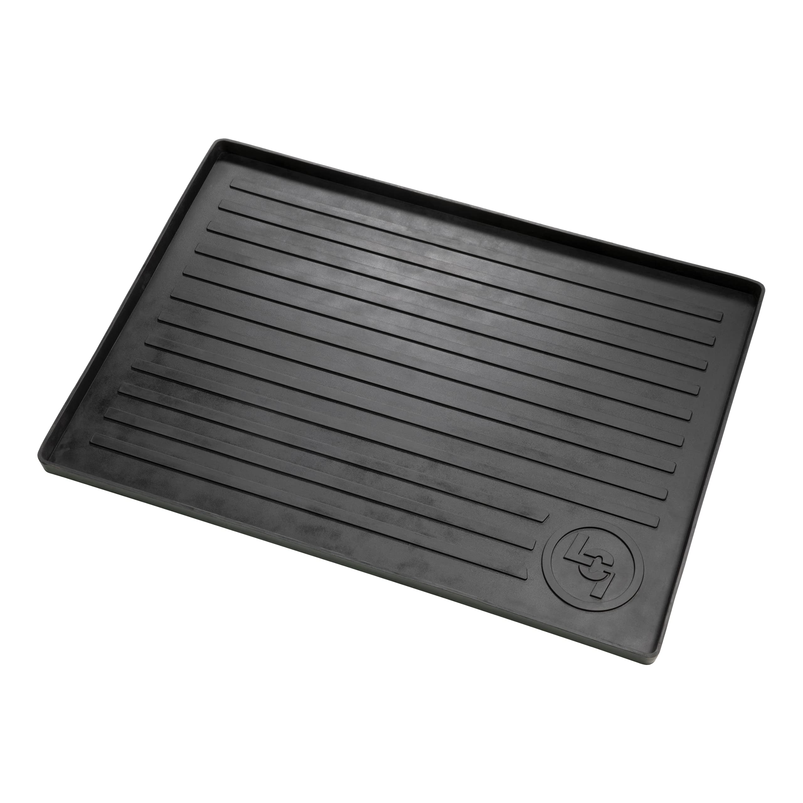 Lippert Components 801380 All-Weather Entry Floor Tray 28-1/4" x 20" Recycled Rubber Mat