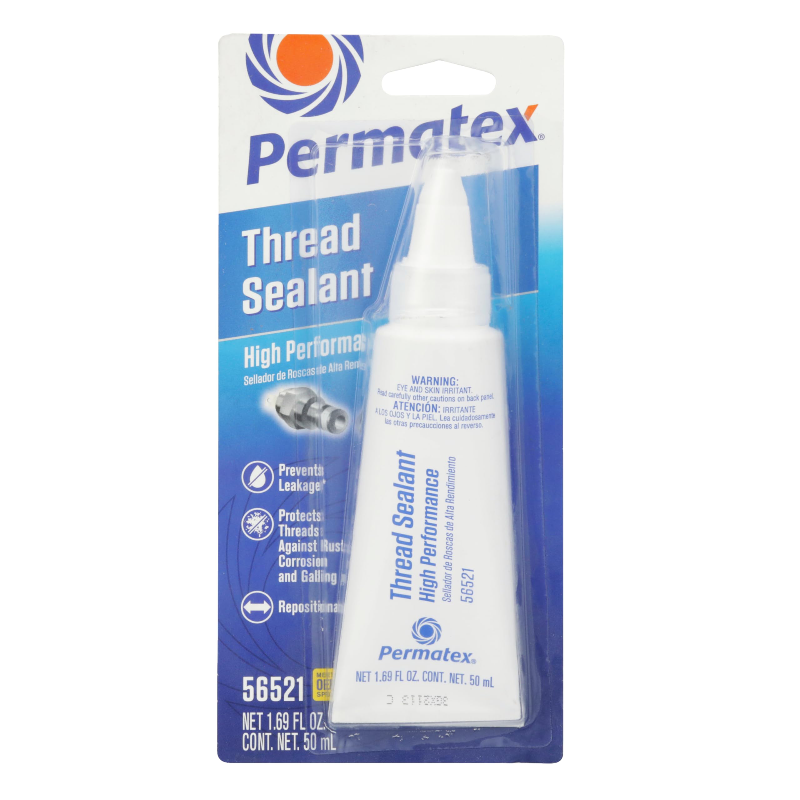 Permatex 56521 High Performance Thread Sealant 50ml Tube